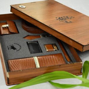 ست چرم طبیعی مردانه